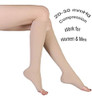 Medias De Compresión De Rodilla Alta, Calcetines De Compresi 2