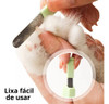 Kit Alicate Com Lixa E Escova 3 Em 1 Para Pet Pelo Banho 5