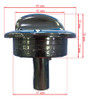 Volante Perilla Cocina Whirlpool Giratoria Negra   Eje 6 Mm 2