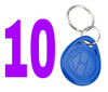 10 Llaveros Tag Rfid Zuden Control De Acceso 125khz 26 Bits 3