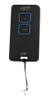 Controle Remoto Tx Zap 2 Botões 433mhz Preto/azul Ppa 4