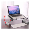 Suporte Notebook Vertical Regulavel Aluminio Mesa Ergonomico 3