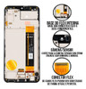 Tela Galaxy A23 4g A235 C/aro Nacional Compatível Samsung 2
