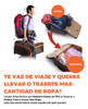 Bolsa Guardar Ropa Vacio Viaje Empacar Acolchado Manta X5 2