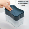 Dispenser Detergente Cozinha Com Esponja Dosa E Organiza Pia 6