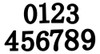 3 X 2-4 Pacotes 10 Peças De Madeira Lisa Números 3 Pecas 4