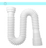 Sifão Universal Branco 52cm Banheiro Tanqu Cozinha Sanfonado 1