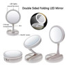 Espelho Maquiagem Ring Light Led Usb Aumenta Reflexo 10x 5