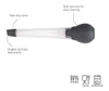 Tovolo Large Bulb Baster Con Punta De Ángulo Sin Goteo Para 4