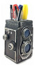 Organizador De Escritorio Camera Retro 4