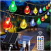 Eyrosa 100 Led 56ft Luces De Cadena Solar, Luces Solares Par 0