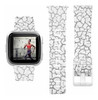 Malla Para Fitbit Versa 2/versa/lite/se Blanco Marmol Large 1
