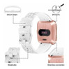 Malla Para Fitbit Versa 2/versa/lite/se Blanco Marmol Large 3