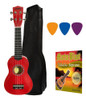 Ukelele Soprano Sparkle Con Brillos +funda +puas +encordado 0
