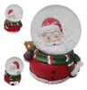 Navidad Papá Noel En Globo De Vidrio Con Nieve 6.5 Cm Altura 0