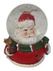 Navidad Papá Noel En Globo De Vidrio Con Nieve 6.5 Cm Altura 2