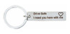Llavero - Redsia Car Keychain With Drive Safe Metal Key Ring 2