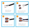Cable De Alimentacin De Ca De 2 Clavijas De 18 Awg, Cable De 3