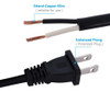 Cable De Alimentacin De Ca De 2 Clavijas De 18 Awg, Cable De 4
