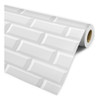 Papel De Parede Pastilha Metrô Subway Lavável 3m 0