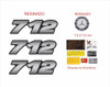 Kit Adesivo Resinado Emblema Mercedes Benz 712 + Logo 1 Kit Adesivo Resinado Emblema Mercedes Benz 712 + Logo 1