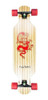Skate Longboard Flying 37,5 Marfim + Bambu - Modelo Dragon 1