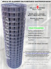 Malla Electrosoldada 50x50mm 2,1mm 6mts Alambre Galv 2