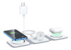 Estación De Carga Inalámbrica 3 En 1 Para iPhone, Etc De 10x 0