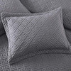 Exq Home Juego De Colcha Tamaño Queen Gris 3 Piezas, Colcha 3