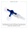 Llave De 3 Vias Infusion Caja X 100 Unidades Euromix 3