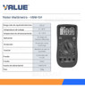 Tester Digital Multimetro Value Vdm-151 1
