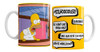 Tazas Los Simpsons Hay Tabla Con Caja 2