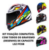 Botão Fixação Reparo Viseira Capacete Ls2 Ff358 Ff386 Ff396 1