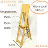 Atril De Tres Posiciones Transportable 3