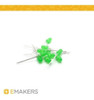Combo 50 Led 3mm Verde  Redondo Para Arduino Emakers 1