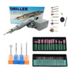 Torno Manicuria Driller Egeo + 58 Fresas Ceramica Rusa Drill 0