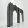 Escala Ho Portal Duas Vias Artesanal Para Maquete Jorgetrens 3