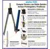 Compas Tecnico Plantec Doble Quiebre Prolongador - Adaptador 3