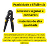 Kit Alicate Crimpar Prensa E Kit Terminais Ilhós [1200 Un.] 1