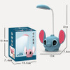 Luminária De Mesa Com Haste Flexível E Apontador Stitch 3