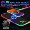 Almohadilla De Mouse Rgb Grande Con Carga Rápida De 15w 3