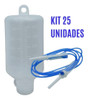 Kit Para Nutrição Enteral Frasco 300ml + Equipo Dieta - 25un 1