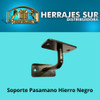 Soporte Pasamano Escalera Rectangular Hierro Negro X Unid 6