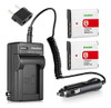 Kastar Batería (paquete De 2) Y Cargador Para Sony 0