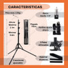Tripode Fotografia Iluminacion Camara Flash Reflector Aro 1