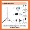 Tripode Fotografia Iluminacion Camara Flash Reflector Aro 3