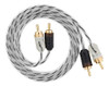 4 Cabo Rca Som Modulo Automotivo Taramps 1 Metro Stereo 2