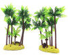 M2cbridge Set De 2 Plantas Plasticas De Coco Tree Palm Para 4