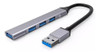 Mini Hub Usb 3.0 Tipo A Con Cable Y 4 Puertos Alta Velocidad 0