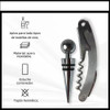 Set 5 Pzs Accesorios Para Vino Sacacorcho Caja Regalo Grande 2